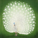 Peacock Ohara Koson Kunstdruck Premium auf Leinwand